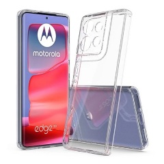Motorola Edge 50 5G GIGAPACK Szilikon telefonvédő ütésállóság, átlátszó hátlap, ÁTLÁTSZÓ