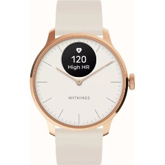Withings HWA11-model 1 ScanWatch Light 37mm rózsaarany sand okosóra