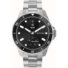 Withings ScanWatch Nova hibrid 42mm fekete okosóra