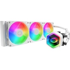 Cooler Master MasterLiquid 360 Core II White Edition processzor vízhűtő fehér