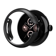 Google Pixel Watch 3 41mm SPIGEN THIN FIT műanyag óra keret ütésállóság FEKETE