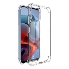 Motorola Moto G34 5G IMAK szilikon telefonvédő ütésállóság, légpárnás sarok, ÁTLÁTSZÓ