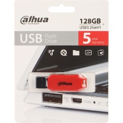 Dahua 128GB U176 USB-A 3.2 Gen1 pendrive BOX piros
