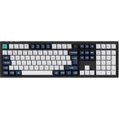 Keychron Q6 Max Bluetooth / vezeték nélküli / USB magyar Gateron Jupiter Red mechanikus billentyűzet fekete-fehér