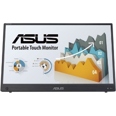 Asus ZenScreen Touch MB16AHT 15.6" touchscreen IPS LED hordozható monitor fekete