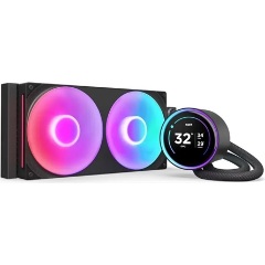 NZXT Kraken Elite 280 RGB V2 processzor vízhűtő fekete