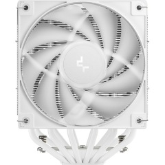 DeepCool CPU Cooler - AG620 WH ARGB V2 (29,4 dB; max, 115,32 m3/h; 4pin csatlakozó, 6 db heatpipe, 12cm, PWM, fehér)