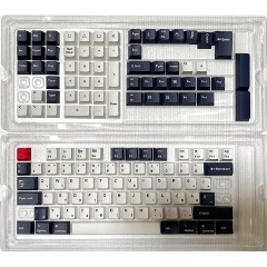 Keychron Cherry Dye-Sub PBT magyar billentyűkészlet fekete-fehér