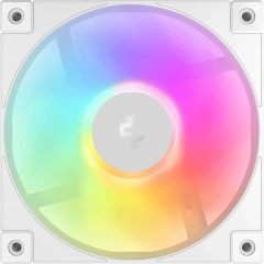 DeepCool Cooler 12cm - FD12 ARGB WH (27,6dB; max. 109,07 m3/h; 3pin csatlakozó; hydro bearing, ház hűtésre, PWM, fehér)