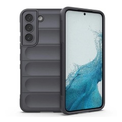 Samsung S22 5G Gigapack szilikon telefonvédő ütésállóság, 3D, SÖTÉTSZÜRKE