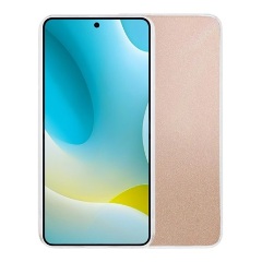 iPhone 15 Pro Gigapack szilikon telefonvédő műanyag belső, csillogó hátlap, ARANY