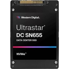 HGST Ultrastar DC SN655 15,36TB PCIe x4 (4.0) 2,5" 15mm (U.3) SSD fekete ISE