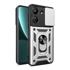 Xiaomi Poco C65 4G Gigapack Defender szilikon telefonvédő ütésállóság, kameravédő, EZÜST