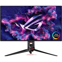 Asus ROG Swift PG32UCDMZ 31.5" Quantum Dot OLED gaming monitor fekete 240Hz G-Sync / FreeSync Premium Pro (USB-C: 90W)