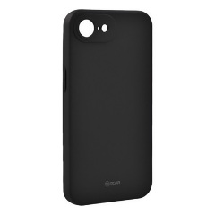 iPhone 16e ROAR SPACE szilikon telefonvédő matt, prémium, FEKETE