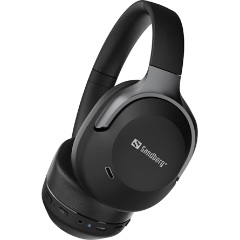 Sandberg ANC+ENC True Wireless fejhallgató headset fekete