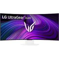 LG UltraGear 39GX90SA 38.5" ívelt OLED smart gaming monitor fehér 240Hz G-Sync / FreeSync Premium