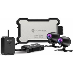 Navitel M800 Dual Moto motoros kamera fekete